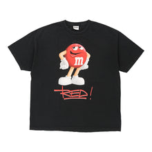  Vintage black Red M&Ms T-Shirt - mens xx-large