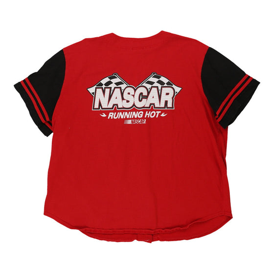 Vintage red Nascar Jersey - womens xx-large