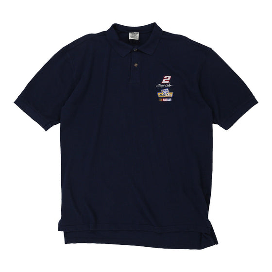 Vintage navy Oneita Polo Shirt - mens x-large