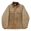 Vintage beige Heavily Worn Carhartt Jacket - mens large