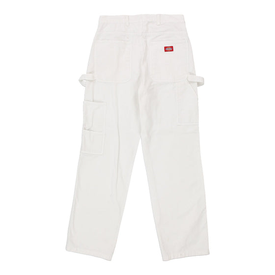 Vintage white Dickies Carpenter Trousers - womens 28" waist