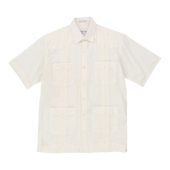 Vintage white Age 12-14 Gentlemens Collection Short Sleeve Shirt - boys large