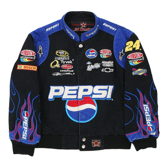 Vintage black Age 5-6 Pepsi Jh Designs Jacket - boys small