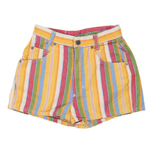  Vintage multicoloured Age 10-12 Blue Family Shorts - girls 24" waist