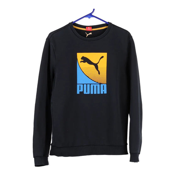 Vintage black Age 16 Puma Sweatshirt - boys large