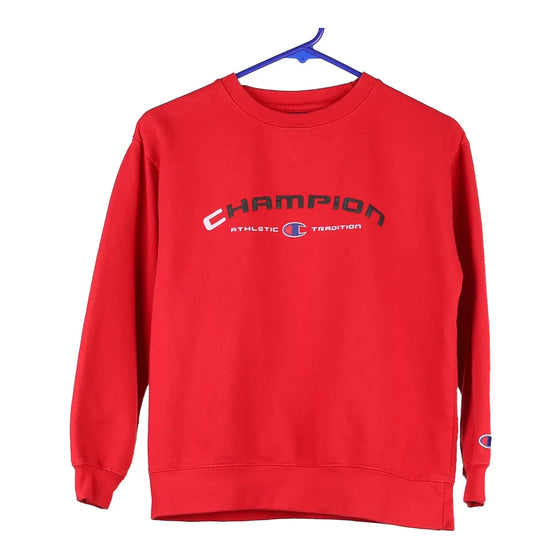 Vintage red Age 14-16 Champion Sweatshirt - boys large