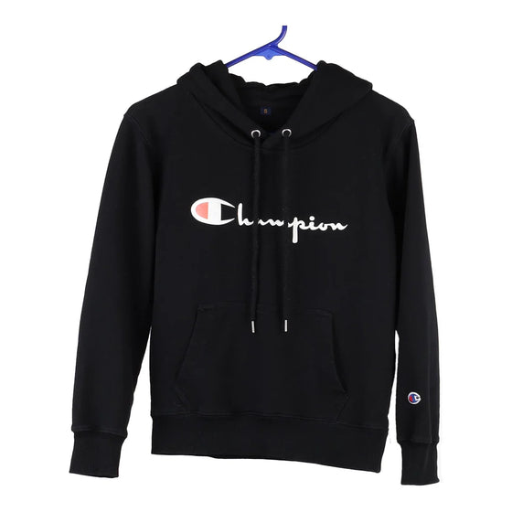 Vintage black Bootleg Age 13-14 Champion Hoodie - boys small