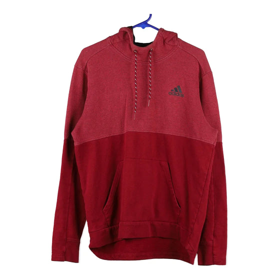 Vintage red Adidas Hoodie - mens medium