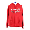 Vintage red Amboy Basketball Nike Hoodie - mens medium