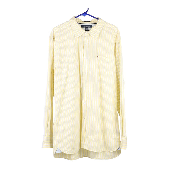 Vintage yellow Tommy Hilfiger Shirt - mens x-large