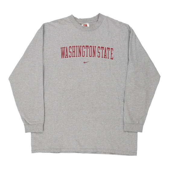 Vintage grey Washington State Nike Long Sleeve T-Shirt - mens x-large