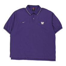  Vintage purple Washington  Nike Polo Shirt - mens x-large