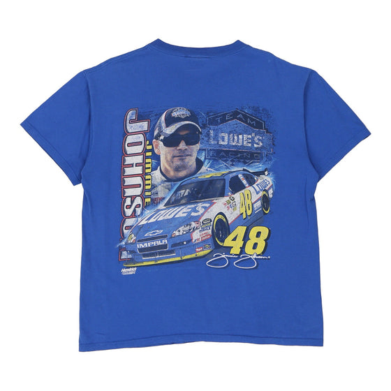 Vintage blue Jimmie Johnson Chase Authentics T-Shirt - mens large