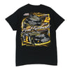 Vintage black Brad Keselowski Gildan T-Shirt - mens medium