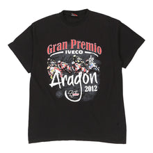  Pre-Loved black Gran Premio, Aragon 2012 Motogp T-Shirt - mens medium