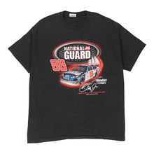  Vintage black Dale Jr. Hanes T-Shirt - mens x-large