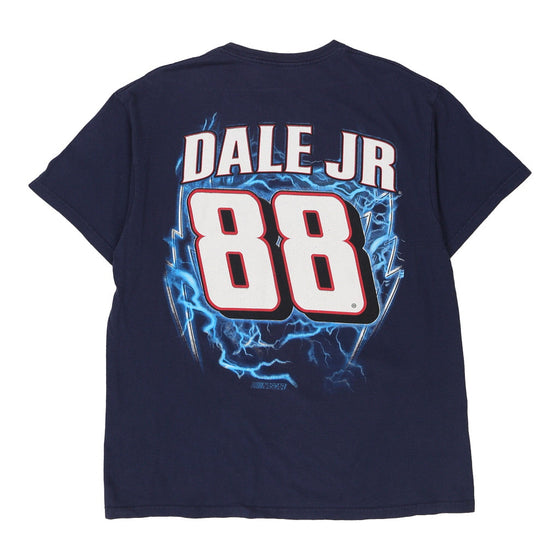 Vintage navy Dale Jr. Nascar T-Shirt - mens large