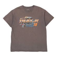  Vintage brown Martin Truex Jr. 19 Joe Gibbs Racing T-Shirt - mens x-large