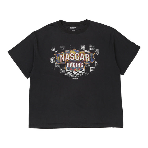 Vintage black Nascar T-Shirt - mens xx-large