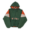 Vintage green Miami Hurricanes Starter Jacket - mens x-large