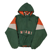  Vintage green Miami Hurricanes Starter Jacket - mens x-large