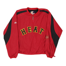  Vintage red Heat Majestic 1/4 Zip - mens medium