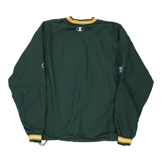 Vintage green Green Bay Packers Champion Windbreaker - mens x-large