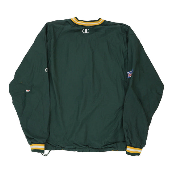 Vintage green Green Bay Packers Champion Windbreaker - mens x-large