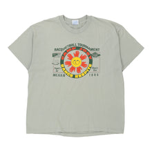  Vintage grey Single Stitch Camp Joey Range Respite 1995 Hanes T-Shirt - mens x-large