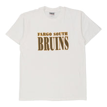  Vintage white Single Stitch Fargo South Bruins Oneita T-Shirt - mens large