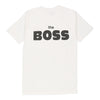 Vintage white Single Stitch Made in USA The Boss Bristol T-Shirt - mens medium