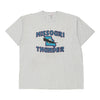 Vintage grey Single Stitch Made in USA Missouri Thunder Fruit Of The Loom T-Shirt - mens x-large