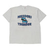 Vintage grey Single Stitch Made in USA Missouri Thunder Fruit Of The Loom T-Shirt - mens x-large