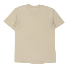  Vintage beige Single Stitch  Unbranded T-Shirt - mens large