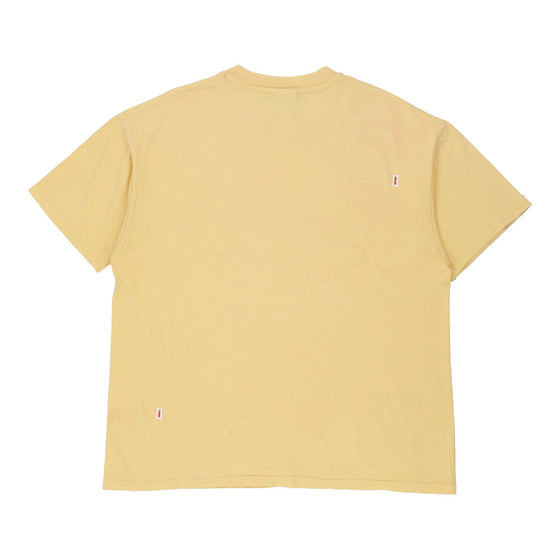 Vintage yellow Single Stitch Made in USA I Want It Now Hanes T-Shirt - mens x-large