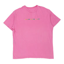  Vintage pink Single Stitch Benetton T-Shirt - mens x-large