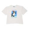 Vintage white Single Stitch Boxy Fit International Antarctic Centre T-Shirt - womens x-large