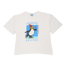  Vintage white Single Stitch Boxy Fit International Antarctic Centre T-Shirt - womens x-large