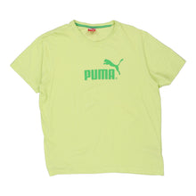  Vintage green Puma T-Shirt - mens x-large