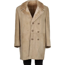  Vintage beige Fibok Sheepskin Jacket - womens x-large