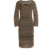  Vintage brown Missoni Midi Dress - womens medium