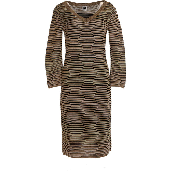 Vintage brown Missoni Midi Dress - womens medium