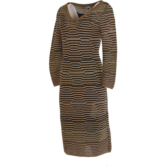 Vintage brown Missoni Midi Dress - womens medium