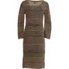 Vintage brown Missoni Midi Dress - womens medium