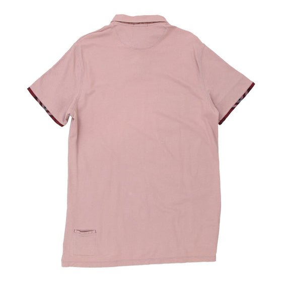 Vintage pink Burberry Brit Polo Shirt - mens x-large