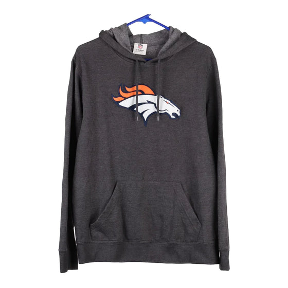 Nike Women's Team (NFL Denver Broncos) Pullover Hoodie in Grey, Size: Small | NKZE07F8W-06G