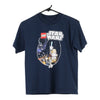 Vintage navy Age 10-12 Star Wars T-Shirt - boys large