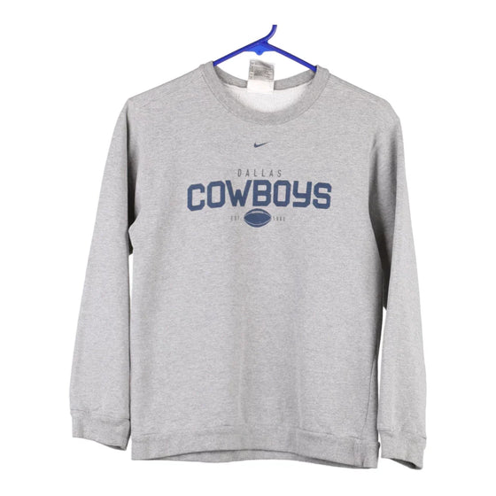 Vintage grey Age 13-14 Dallas Cowboys Nike Sweatshirt - boys large