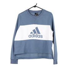  Vintage blue Age 16 Adidas Sweatshirt - girls x-large