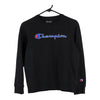 Vintage black Age 12-13 Champion Sweatshirt - girls large